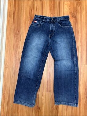 South Pole Boy’s Y2K Baggy Faded Blue Relaxed Jeans